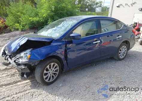 2019 Nissan Sentra Sv z USA, uszkodzony, nr VIN 3N1AB7AP4KY308139